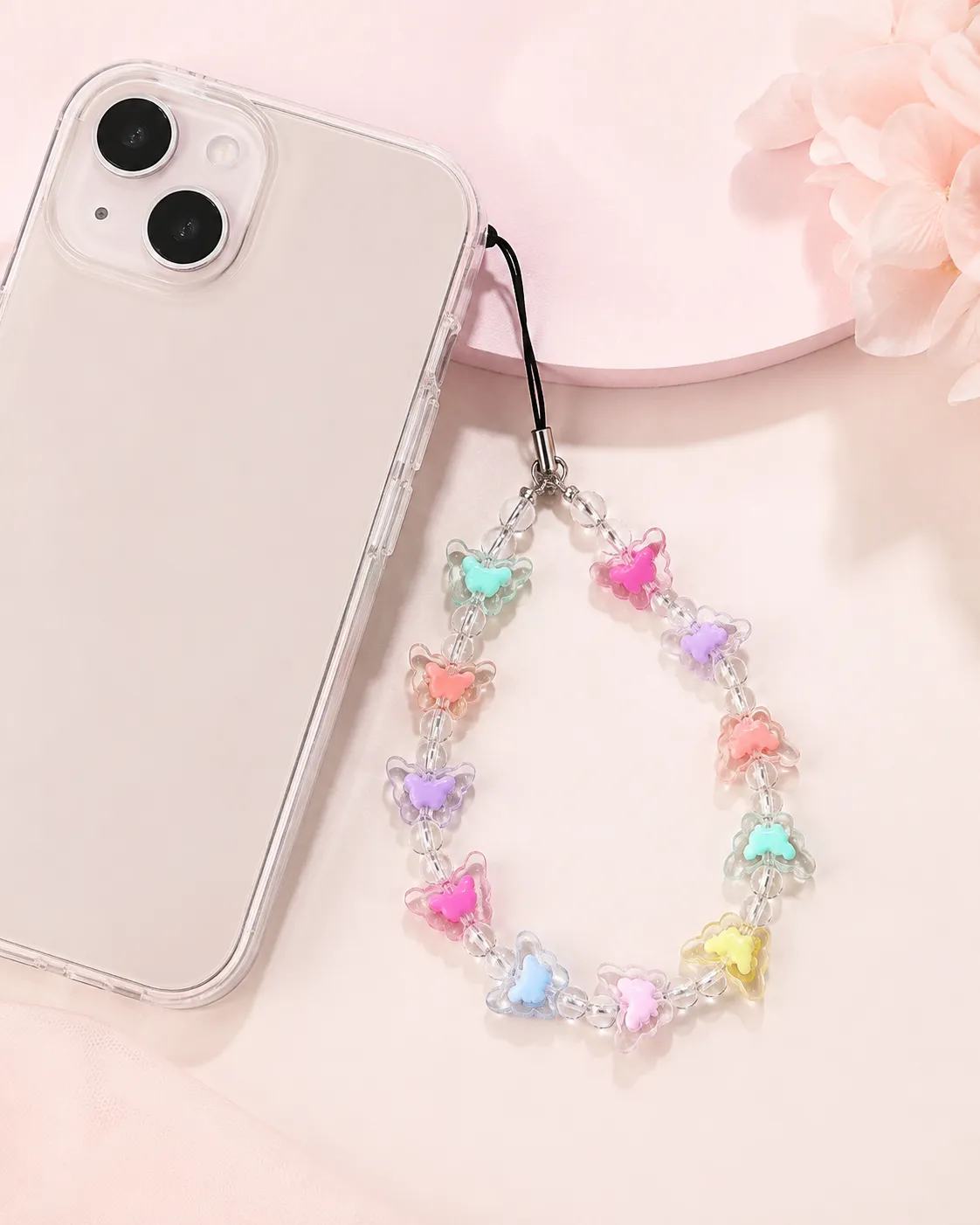 Pastel Butterfly Phone Charm thumbnail 2