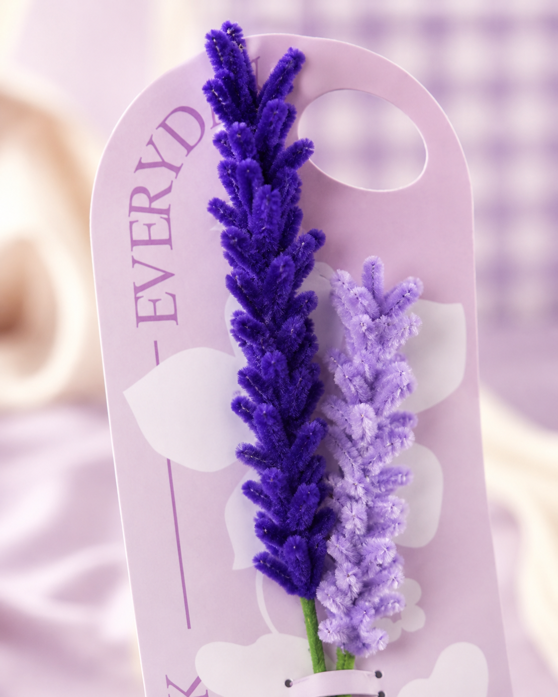 Purple Lavender Flower Card thumbnail 2