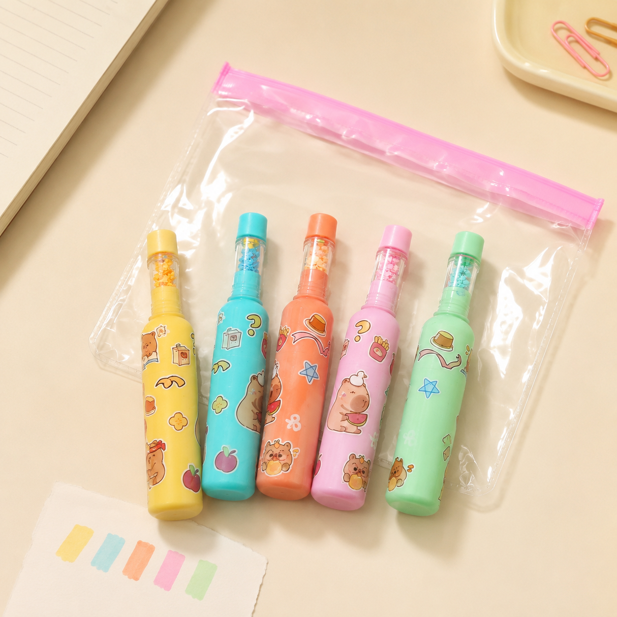 Set of Capybara Pastel Pop Highlighters thumbnail 2