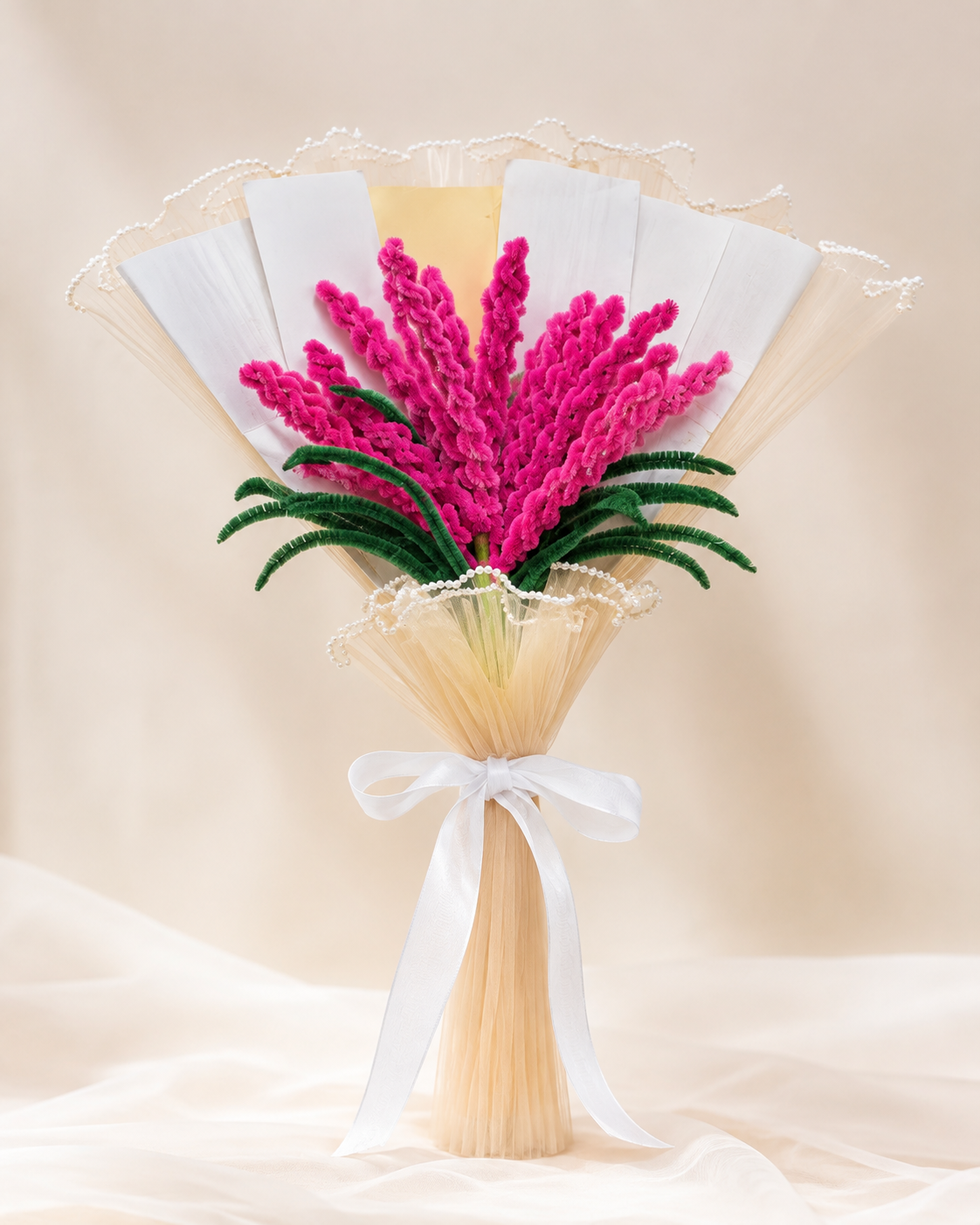 Pink Fluffy Bloom Bouquet