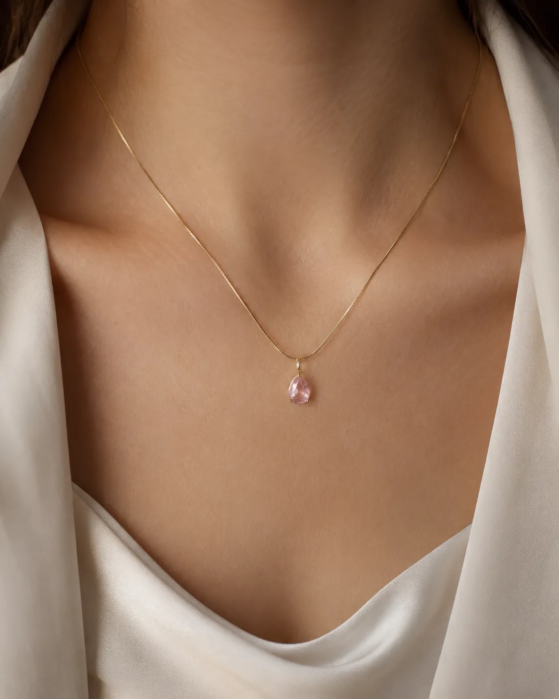 Blush Teardrop Pendant thumbnail 2